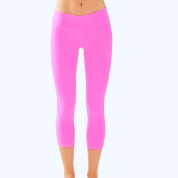 Lilly Pulitzer Pants - Lilly Pulitzer Weekender Crop Legging Pink Large